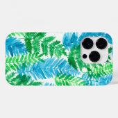 シダの水色 Case-Mate iPhoneケース (裏面 (横))