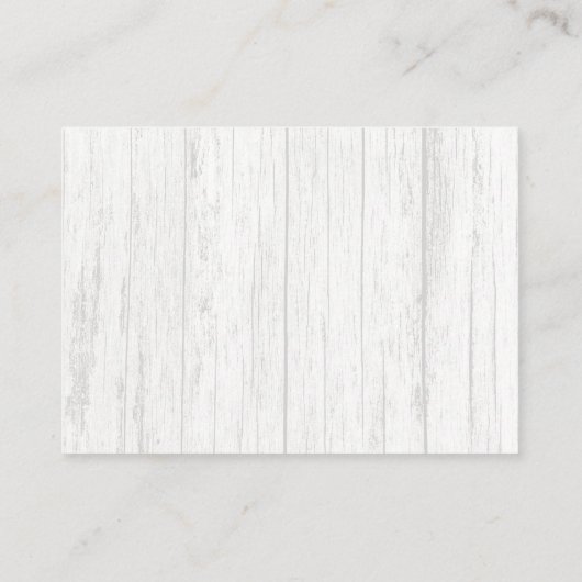 シダの結婚詳細Webサイト囲いカード エンクロージャーカード (裏面)