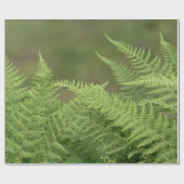 シダの緑 ラッピングペーパー (フラット)