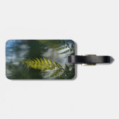 シダの自然写真 ラゲッジタグ (裏面横)