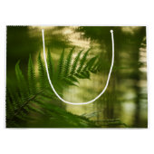 シダの自然写真 ラージペーパーバッグ (正面)