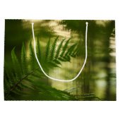 シダの自然写真 ラージペーパーバッグ (裏面)