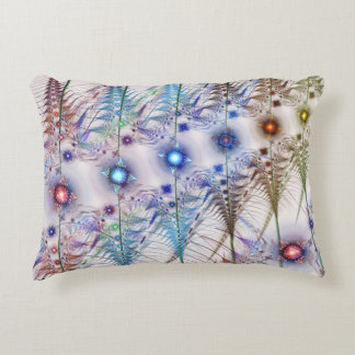 シダの花抽象芸術 アクセントクッション