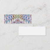 シダの花抽象芸術 スキニー名刺 (正面/裏面)