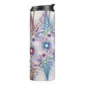 シダの花抽象芸術 タンブラー (回転左)