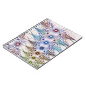 シダの花抽象芸術 ノートブック (左側)