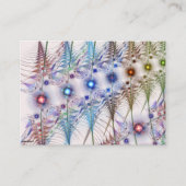 シダの花抽象芸術 名刺 (正面)