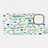 シダの花 シームレスな自然パターン iPhoneケース (裏面横)