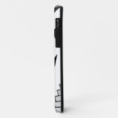 シダの葉が付いているマオリのsilverfern入れ墨パターン Case-Mate iPhoneケース (裏面/左)