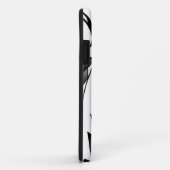 シダの葉が付いているマオリのsilverfern入れ墨パターン Case-Mate iPhoneケース (裏面/右)