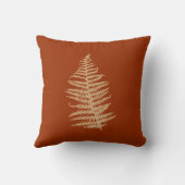 シダの葉が落ちる秋 クッション (裏面)