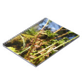 シダの葉状体のノート ノートブック (左側)