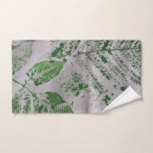 シダの葉絵画のアートバスタオルセット バスタオルセット (ハンドタオル)