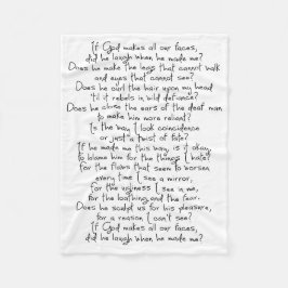 シダの詩 フリースブランケット