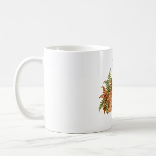 シダの間の子鹿 コーヒーマグカップ (左)
