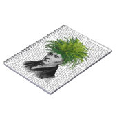 シダの頭植物の頭部 ノートブック (左側)