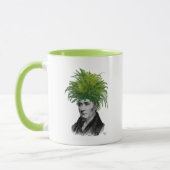 シダの頭植物の頭部 マグカップ (左)