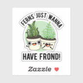 シダは花を食おもしろいべたい シール (シート)