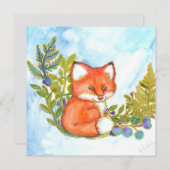 シダキツネ シーズンカード (正面/裏面)