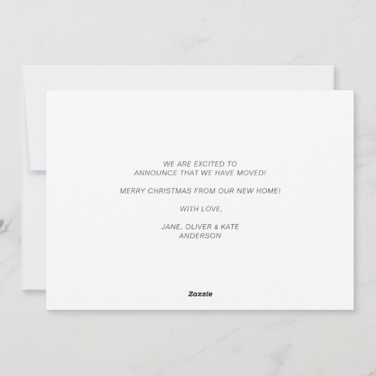 シダシンプルの休日の移動発表 シーズンカード (裏面)