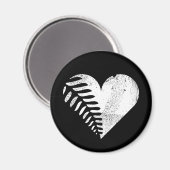 シダハート濃色 マグネット (正面/裏面)