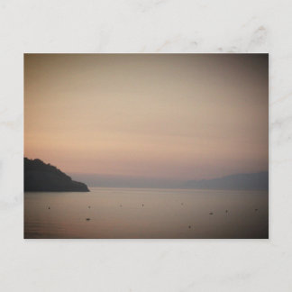 シダリの夕日（ギリシャ・コルフ） ポストカード