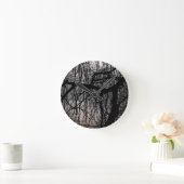 シダレヤナギの木 ラウンド壁時計 (ホーム)