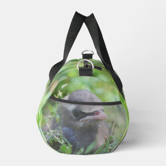 シダーの羽ばたきパーソナライズされた鳥 ダッフルバッグ (右)