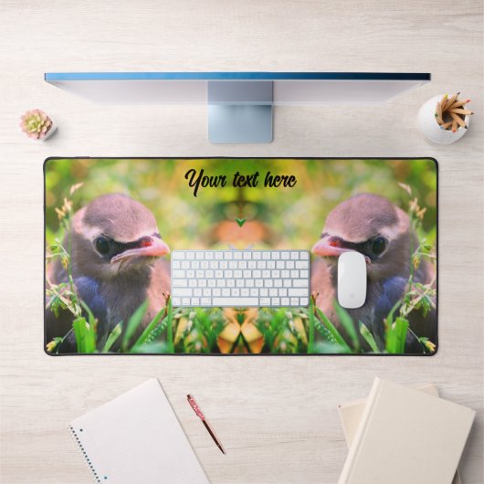 シダーの羽ばたきパーソナライズされた鳥 デスクマット (オフィス1)