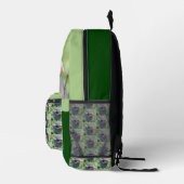 シダーの羽ばたきパーソナライズされた鳥 プリントバックパック (右)