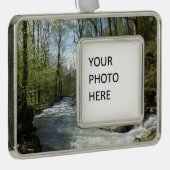 シダーア走ットホワイトオークキャニオン シルバープレートフレームオーナメント (右)