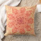 シダーサン渦巻形のアートマンダラピロー クッション (ブランケット)