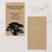 シダーツリー |造園 |ガーデナー 名刺 (正面/裏面)