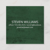 シダーツリー | 造園 | 庭師 | ツリートリマー スクエア名刺 (裏面)