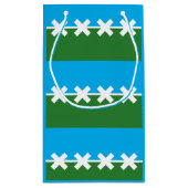 シダーパーク国旗、テキサス州 スモールペーパーバッグ (裏面)