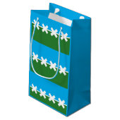 シダーパーク国旗、テキサス州 スモールペーパーバッグ (裏面アングル)