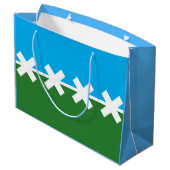 シダーパーク国旗、テキサス州 ラージペーパーバッグ (裏面アングル)