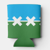 シダーパーク国旗、テキサス州 缶クーラー (裏面)