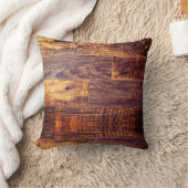 シダープランクス |素朴な木目パターン クッション (ブランケット)