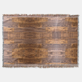 シダープランクス |素朴な木目パターン スローブランケット
