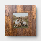 シダープランクス |素朴な木目パターン フォトプラーク (正面)