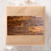 シダープランクス |素朴な木目パターン ラベル (インサイチュ)