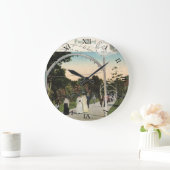 シダーポイントオハイオポストカード時計- 1910 ラージ壁時計 (ホーム)