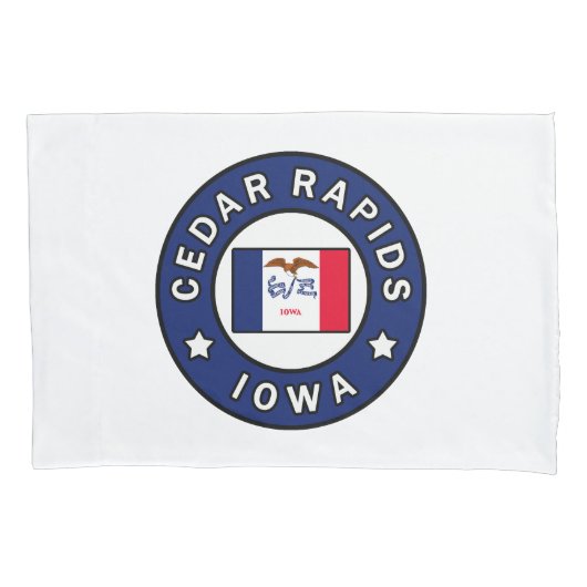 シダーラピッズアイオワ 枕カバー (正面)