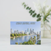 シダーラピッドアイオワ川橋旅行はがき ポストカード (スタンド正面)