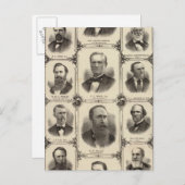 シダーラピッド市民のポートレート ポストカード (正面/裏面)