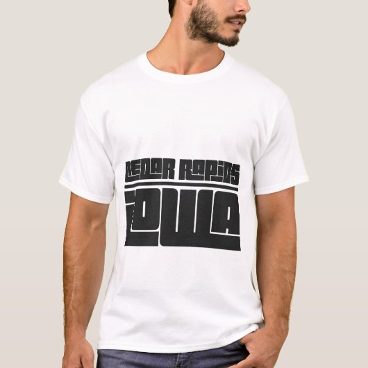 シダーラピッド – アイオワ Tシャツ (正面)