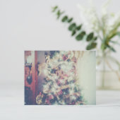 シダーログキャビン葉書の中のクリスマス ポストカード (スタンド正面)