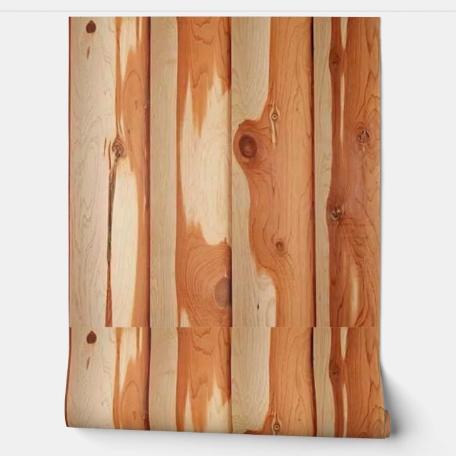 シダーログログキャビン 壁紙 (ほどく)