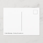 シダーワウイング葉書 ポストカード (裏面)